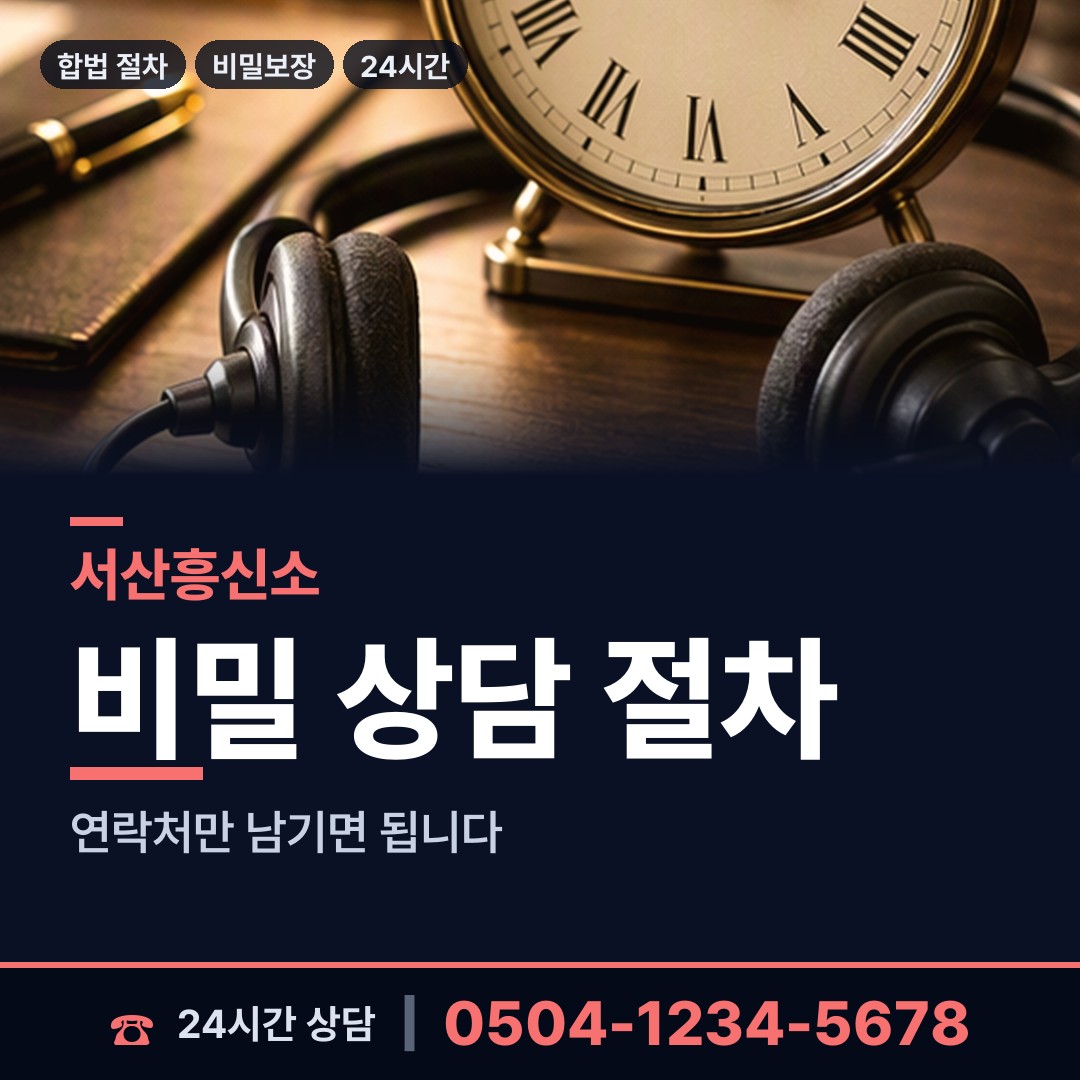 서산 부석면 신용조사 상담 안내